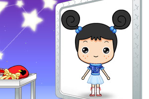 小女孩的漂亮衣服