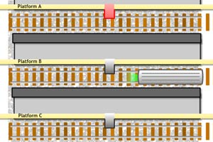 繁忙的铁路运输