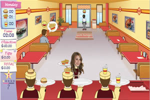 汉堡店的服务生