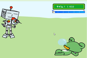 吹鼻涕泡的青蛙