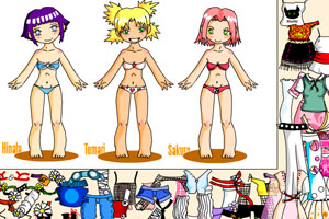 火影忍者之美眉换装