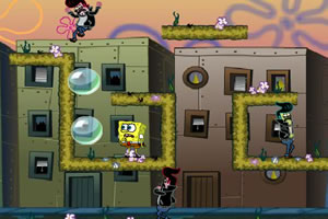 海绵宝宝泡泡攻击