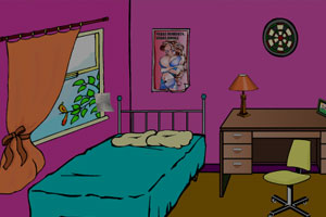 逃出紫红色房间