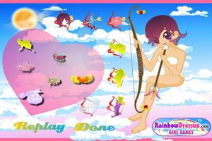 情人节的丘比特女孩