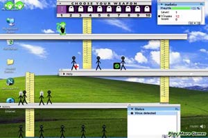 绿光猴大战小人1