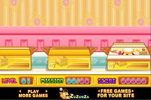 糕点店礼盒包装小妹