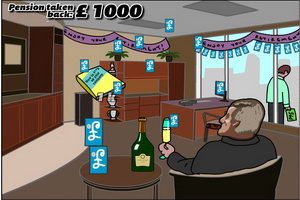 坐在家里数钱玩