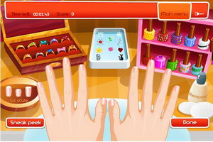 美容院化妆师米娜