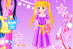 打扮优雅小千金