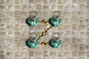 传输电力点灯泡