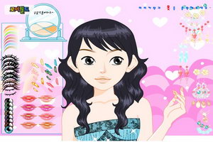 女生化装