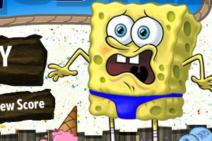 海绵宝宝买冰淇淋