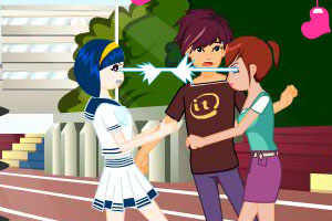 电眼美少女之高校调情