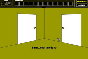 逃出黄绿白门房间