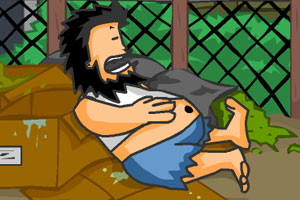 暴力流浪汉之扰睡者死