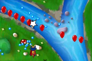 猴子超人射气球