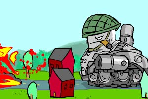 双人疯狂坦克无敌版