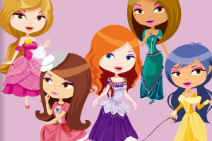 皇室公主填颜色