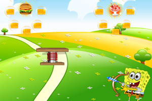 海绵宝宝射汉堡