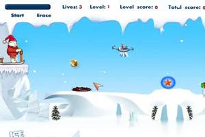 圣诞雪橇收礼物