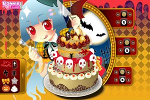 可爱的万圣节蛋糕