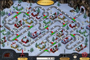 雪天为火车指路