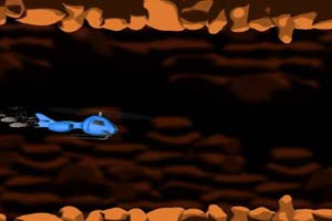 直升机穿越隧道