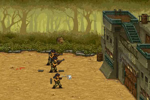 丛林基地防御战