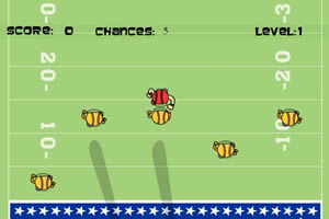 美式足球传递赛