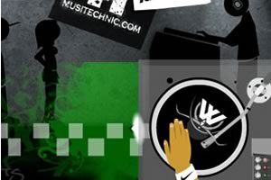 做DJ搓碟放音乐