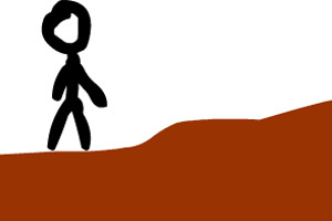 火柴人脱离危险