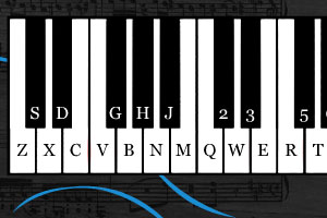 模拟钢琴