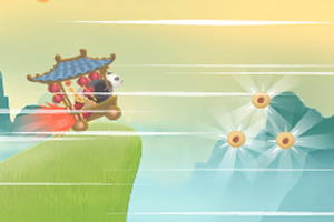 功夫熊猫火箭飞车