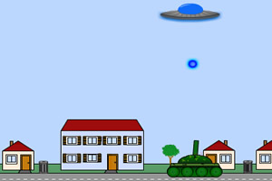 飞碟的破坏任务