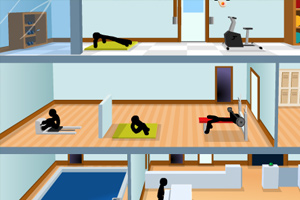 点击死亡之健身房