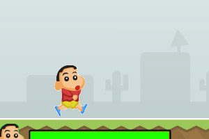 蜡笔小新疯狂奔跑