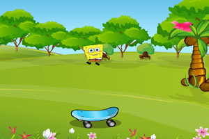 海绵宝宝跳跳滑板
