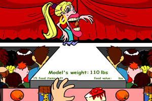 喂饱减肥的模特