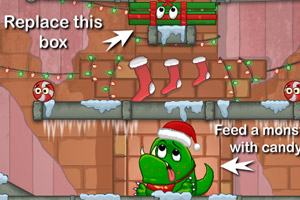 圣诞怪物吃小球