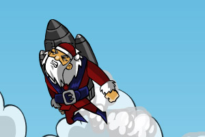 圣诞老人开火箭无敌版