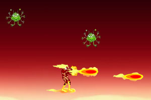 火焰人大战怪兽