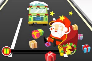 疯狂圣诞老人赛车