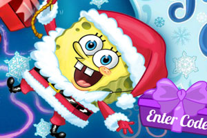 海绵宝宝送礼物