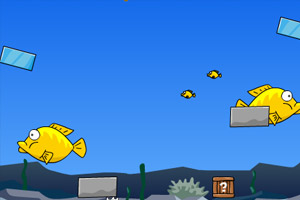 愤怒小鸟之双人捕鱼