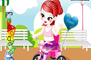 宝宝的玩具三轮车