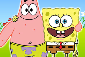 海绵宝宝送食物