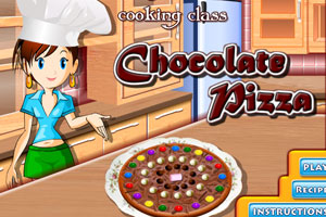 甜甜巧克力披萨