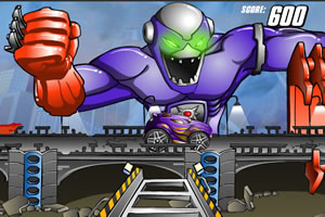 火箭车对战机械怪