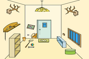 上锁的卡通房间