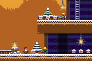 圣诞老人的冰激凌蛋糕